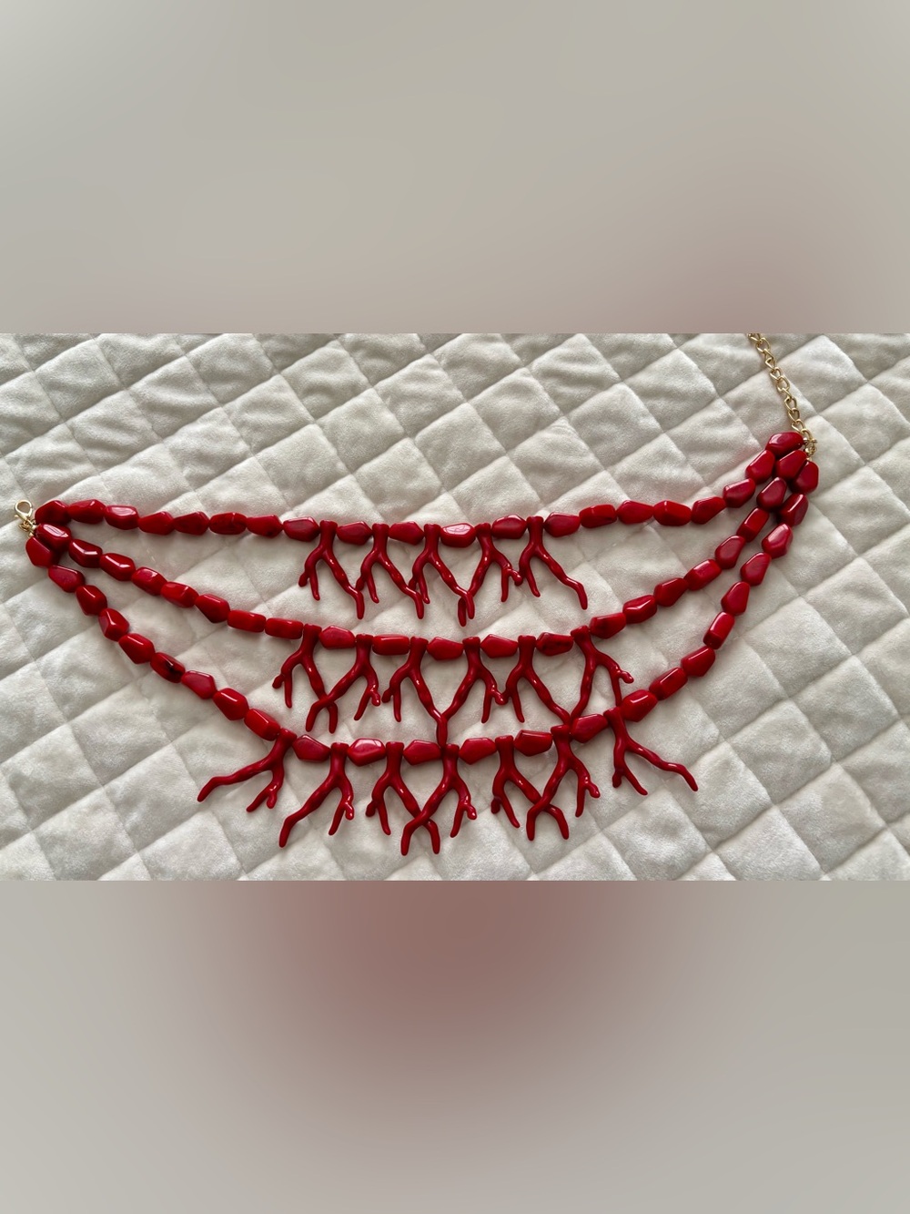 Natasha Red Coral Necklace